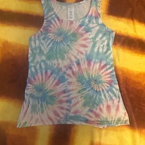 The Children's Place Tie-Dye Tank Top - Blue, Pink, Green